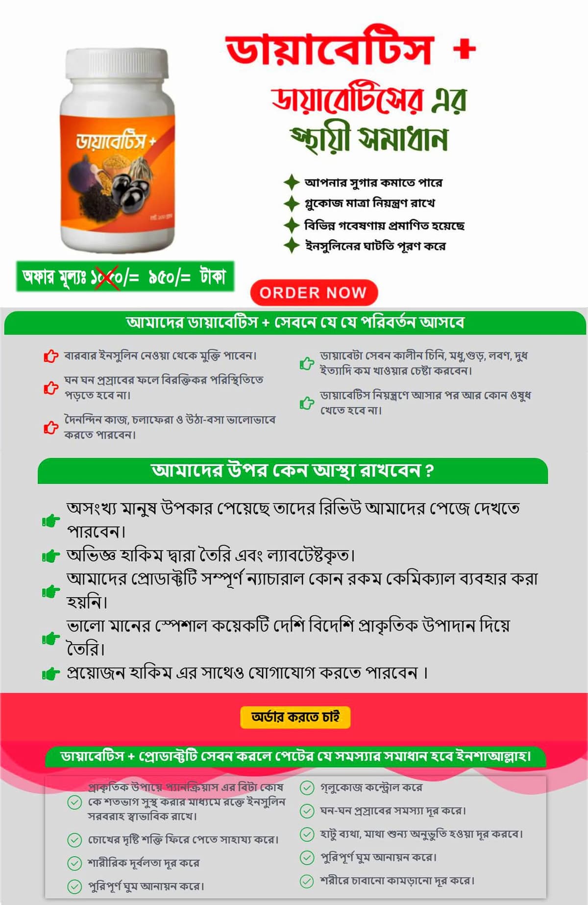 ডায়াবেটিস +