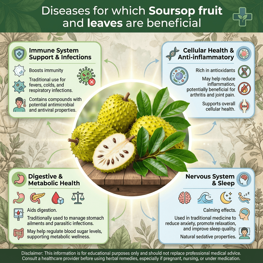 যেসব রোগে করোসল ফল ও পাতা উপকারী